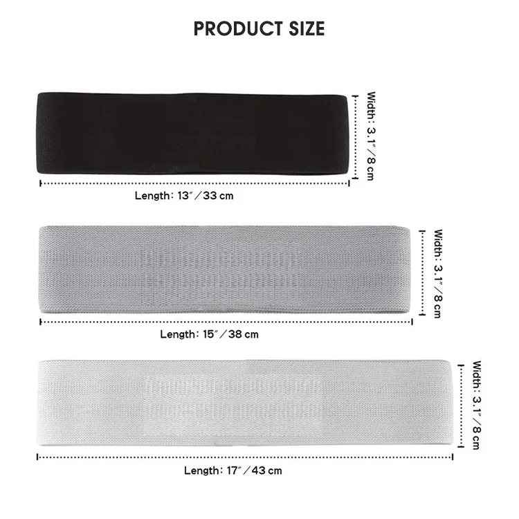 3 эспандера ленты для бедер петля тренировочная лента повязка на бедра круг Глют
