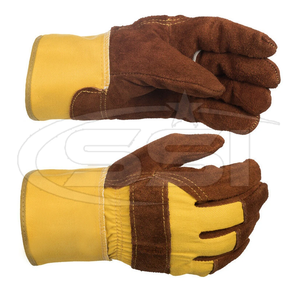 Hand Protection Anti Cut Gloves Cut Resistant Gloves Work Safety garden Gloves Black Yellow