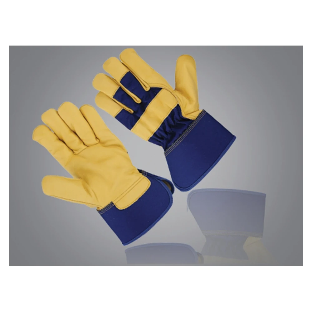 Промышленные безопасные канадские рабочие перчатки с логотипом на заказ кожаные тяжелые для садоводства