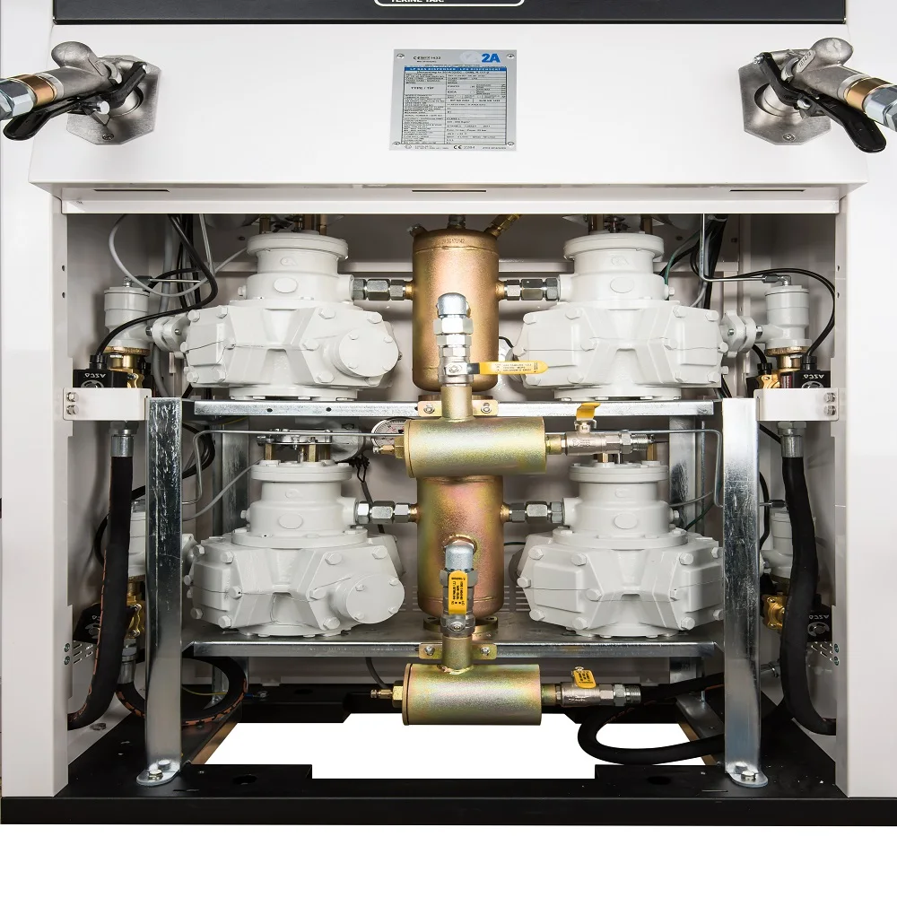 
2A LPG GLP Dispenser Punto B type FOUR ACME type nozzle with primameter galvanized case High Quality for LPG and FUEL station 