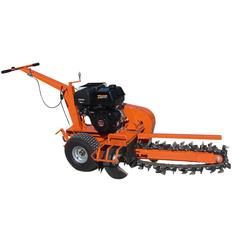  15hp газовый ручной траншеекопатель