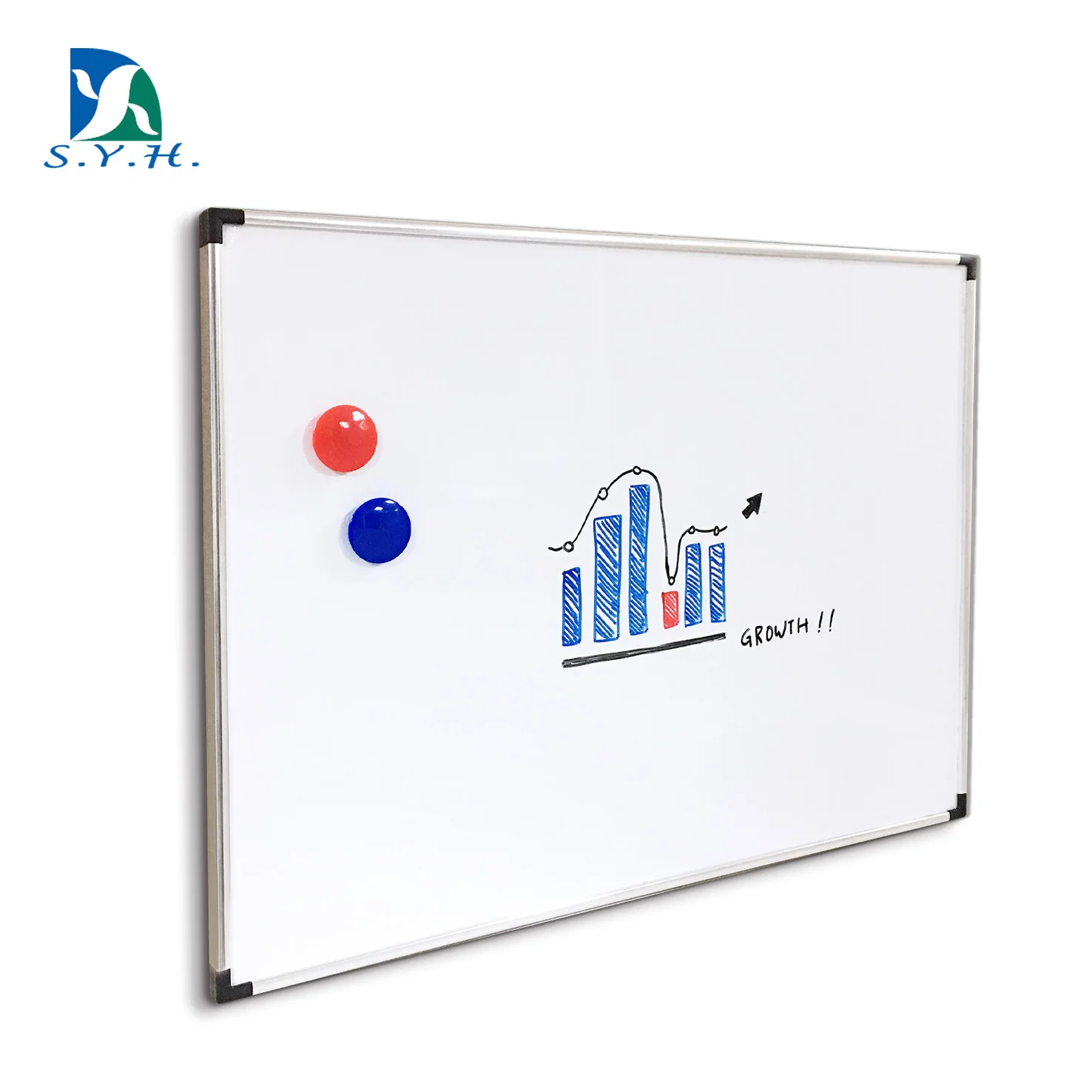 Factory wall mounted dry erase whiteboard for writing