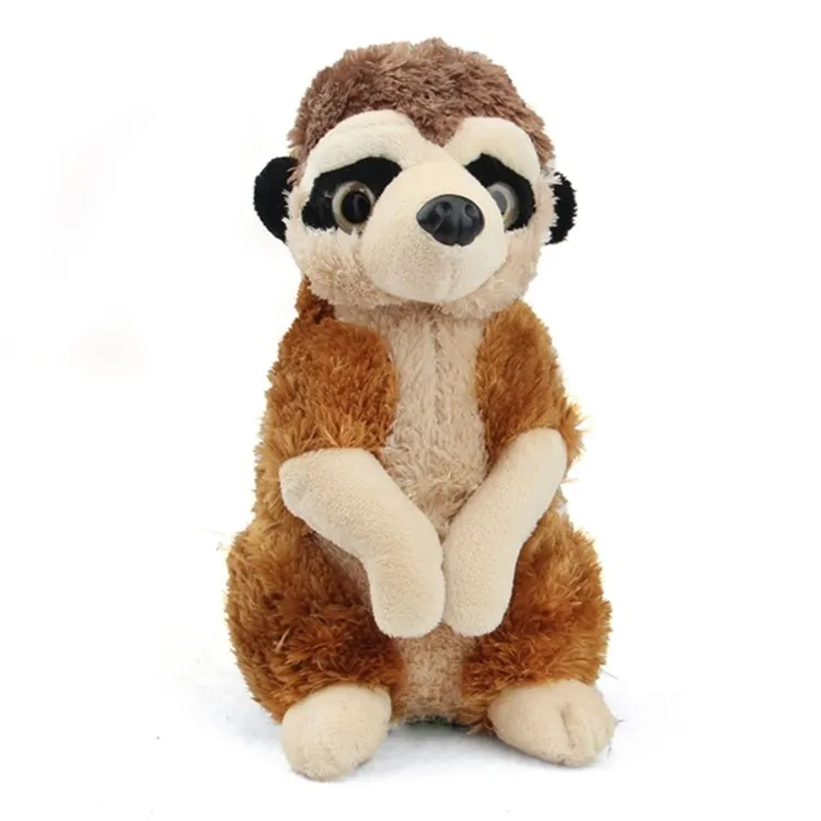 custom simulation stuffed animal skunk weasel mongoose meerkat plush toy