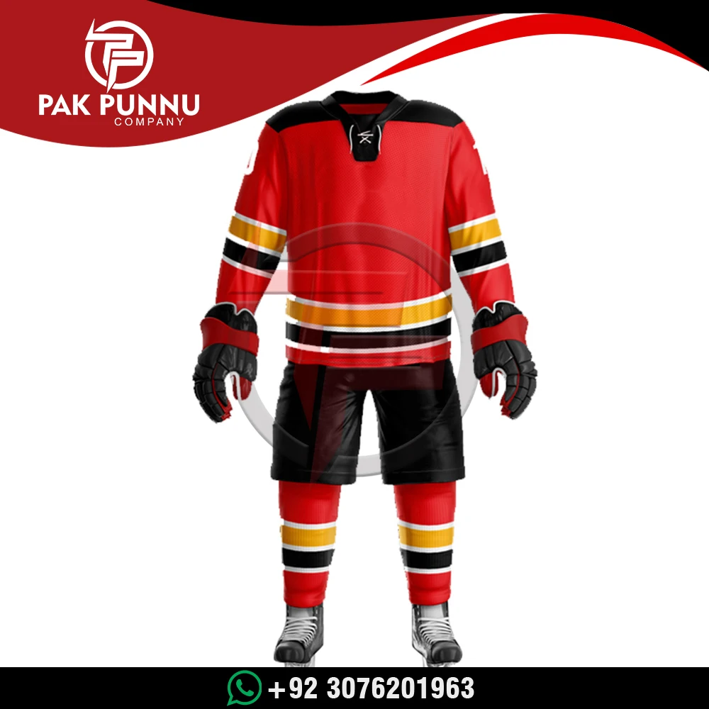 New arrived Low rate Best material ice hockey uniform wholesale supplier