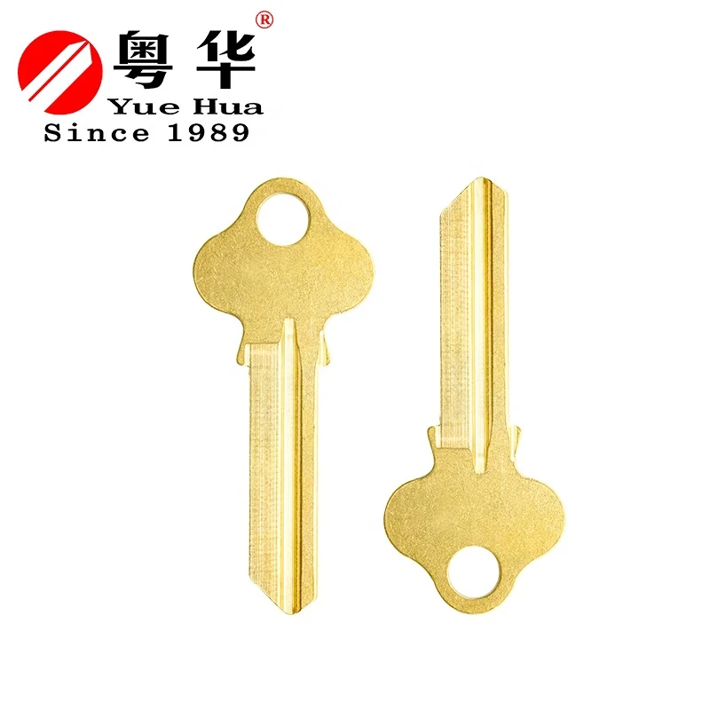 High quality security lock LW5 House Blank Key Blanks For Door Golden Color Door Lock Key Nickel Plated Brass For Key Duplicator