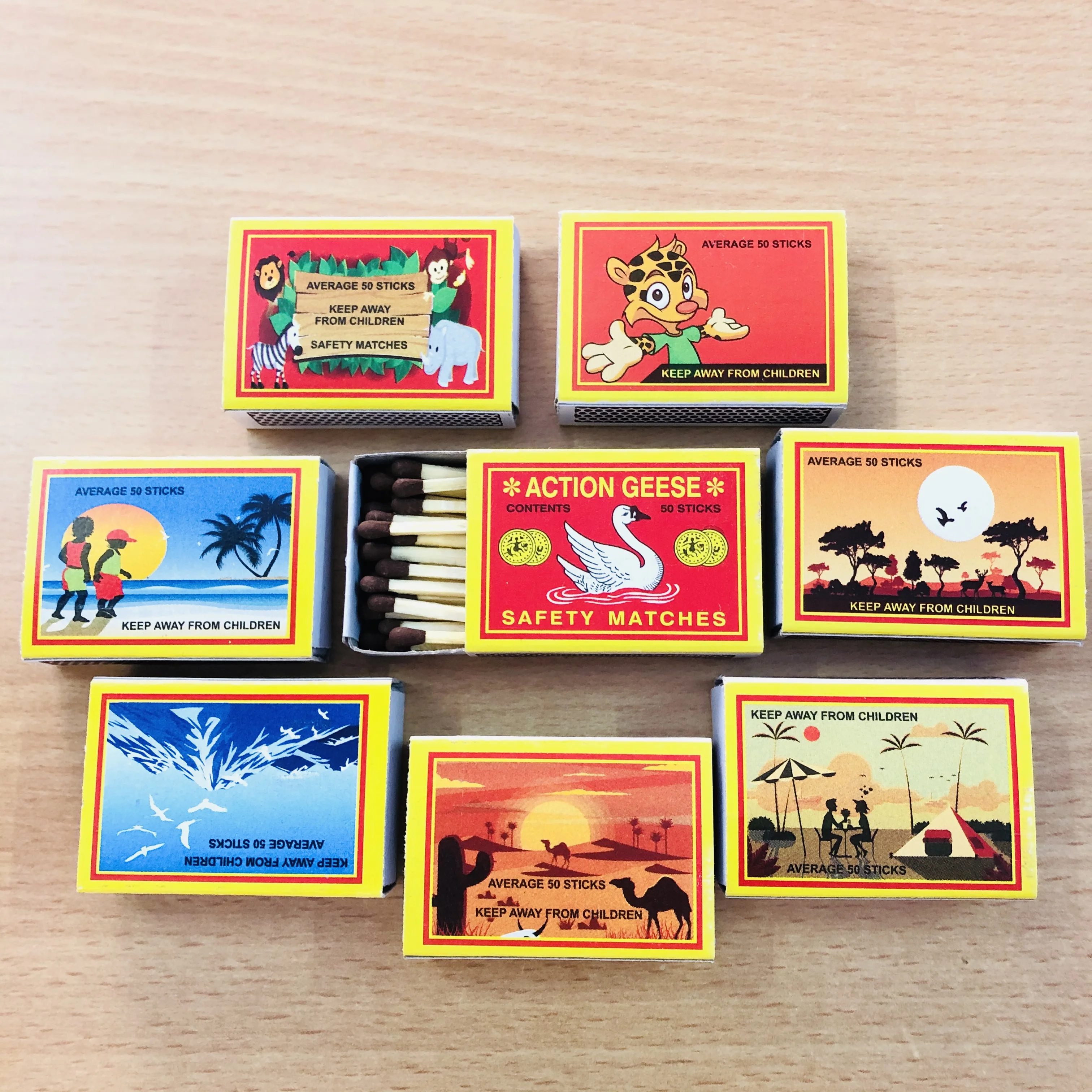 Nigerian safety matchbox