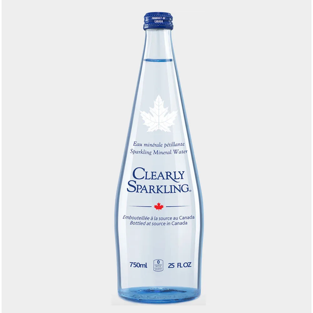 
Best Tasting Water In The World Clearly Sparkling Mineral Water 750ml With Lowest Sodium Rating 