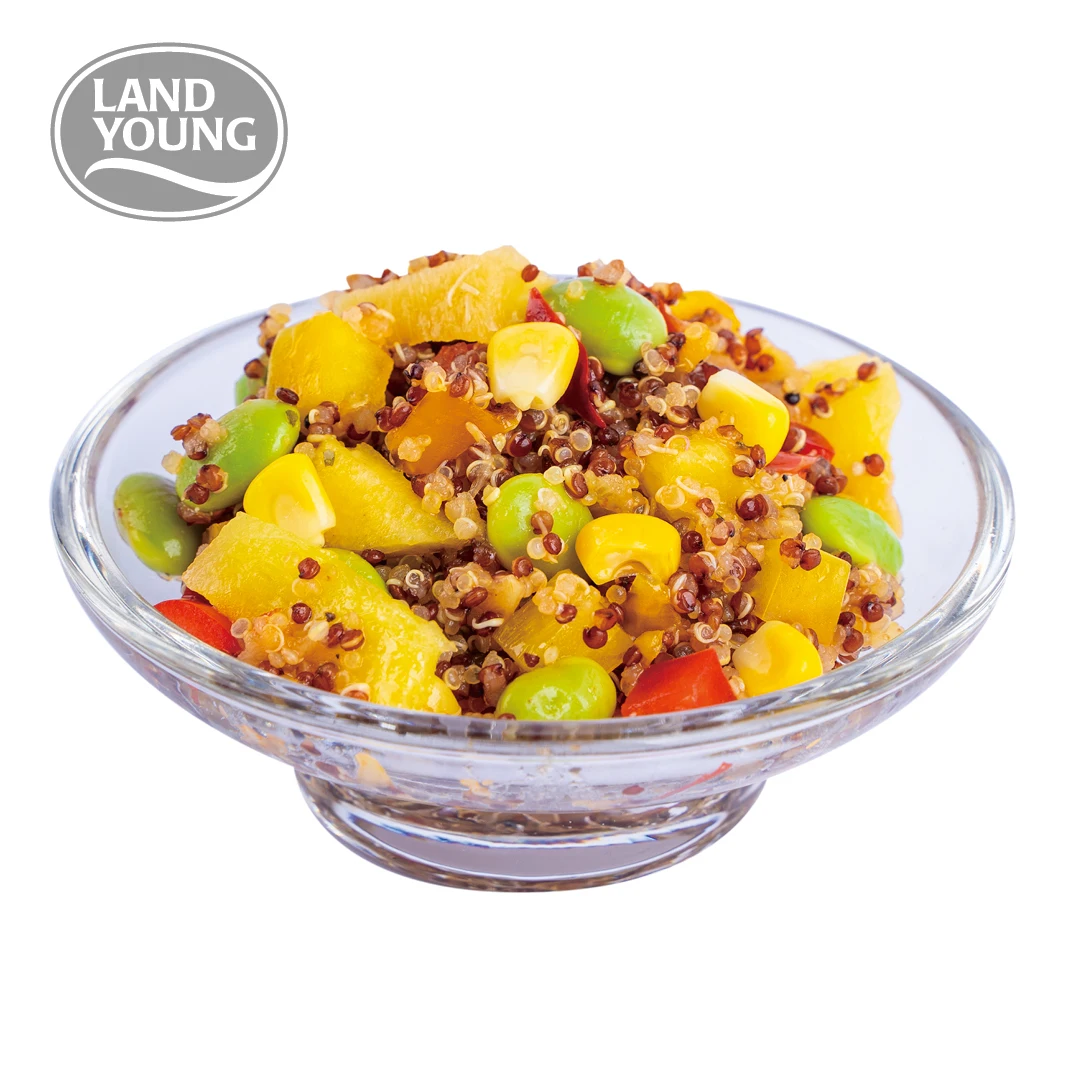 Завод Quinoa для продажи, замороженный quinoa edamame с томатным соусом