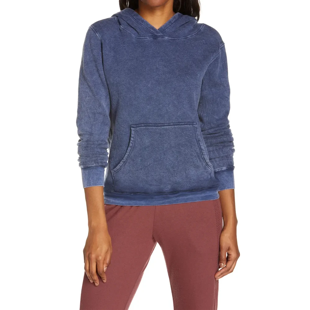 
2021 Wholesale in bulk Crop Womens hoodies Sweatshirts Custom printed logo plain hoodie Fleece Full zip up hoodies 