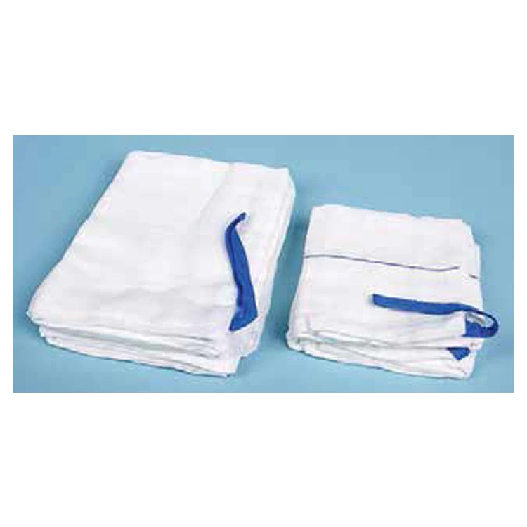 Factory Direct Supply Smooth Texture High Fluid Absorbency Bleached Cotton Abdominal Pad/Mop/Sponges