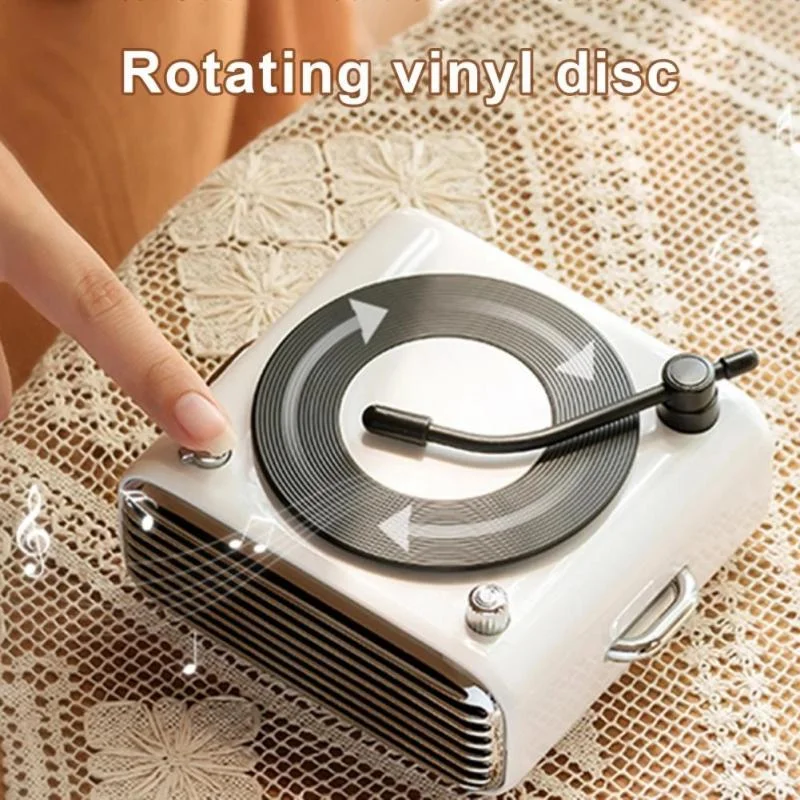 Фабричная мини-Колонка D10 BT сабвуфер для ароматерапии проигрыватель виниловых записей аудио настольный саундбокс с поддержкой TF/AUX/FM-радио