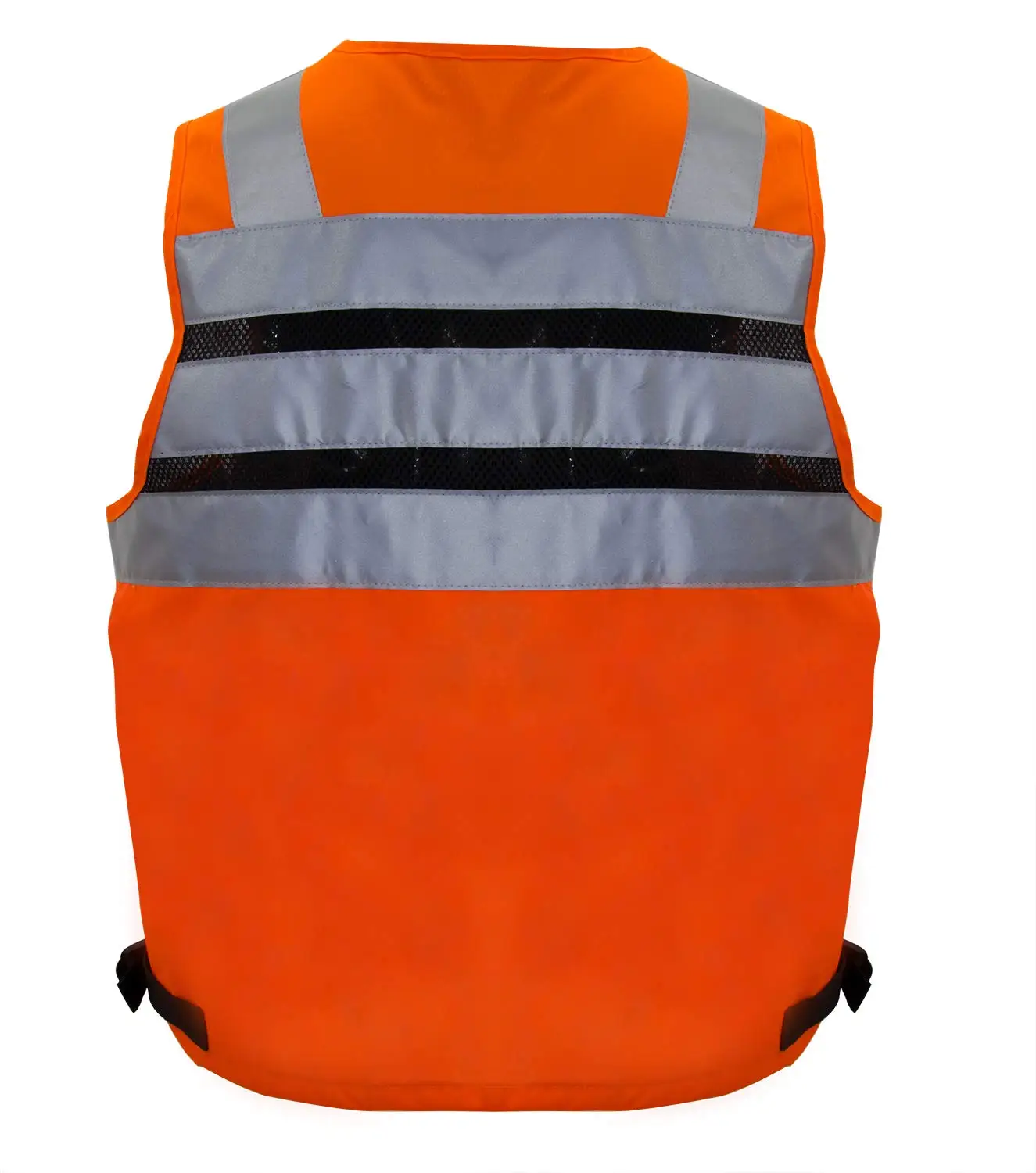 
Safety Vest Protective Workwear Multi Pockets With Reflective Strips Outdoor Work Vest 