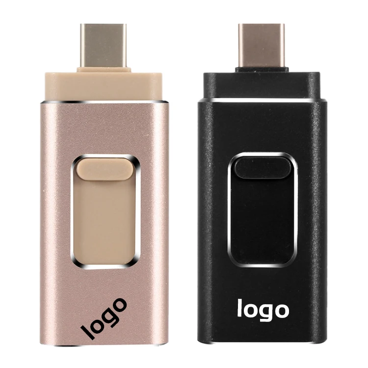 Бесплатные рекламные подарки функциональные usb-ручки 3 в 1 фирменные промо-подарки usb-накопители с пользовательским логотипом металлический usb-накопитель