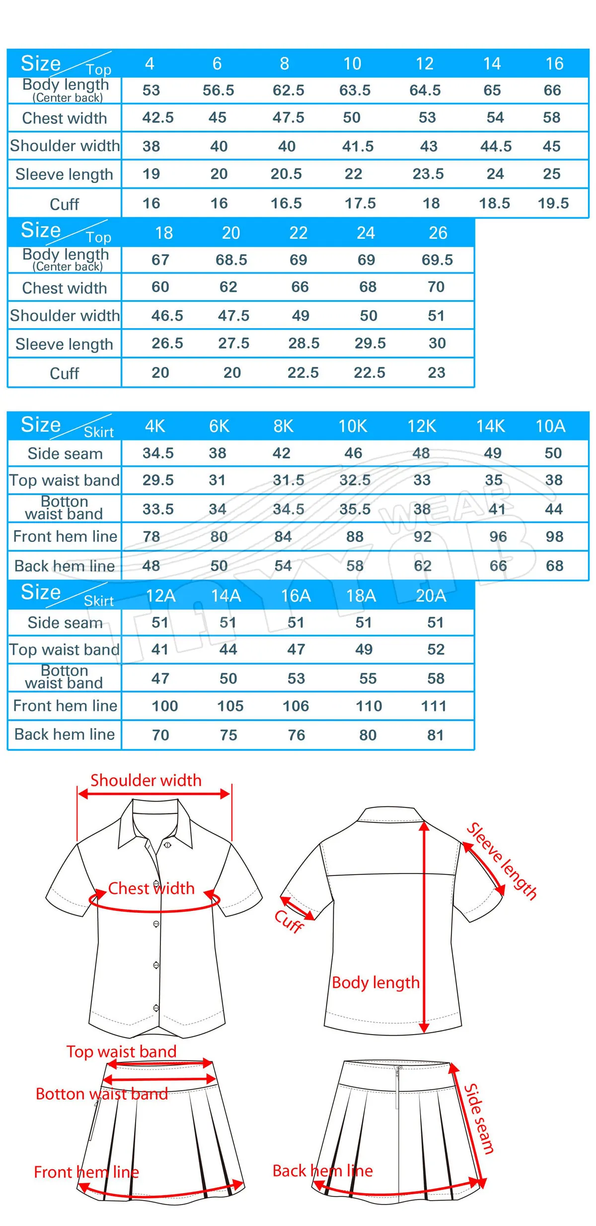  Униформа для начальной школы в индивидуальном стиле