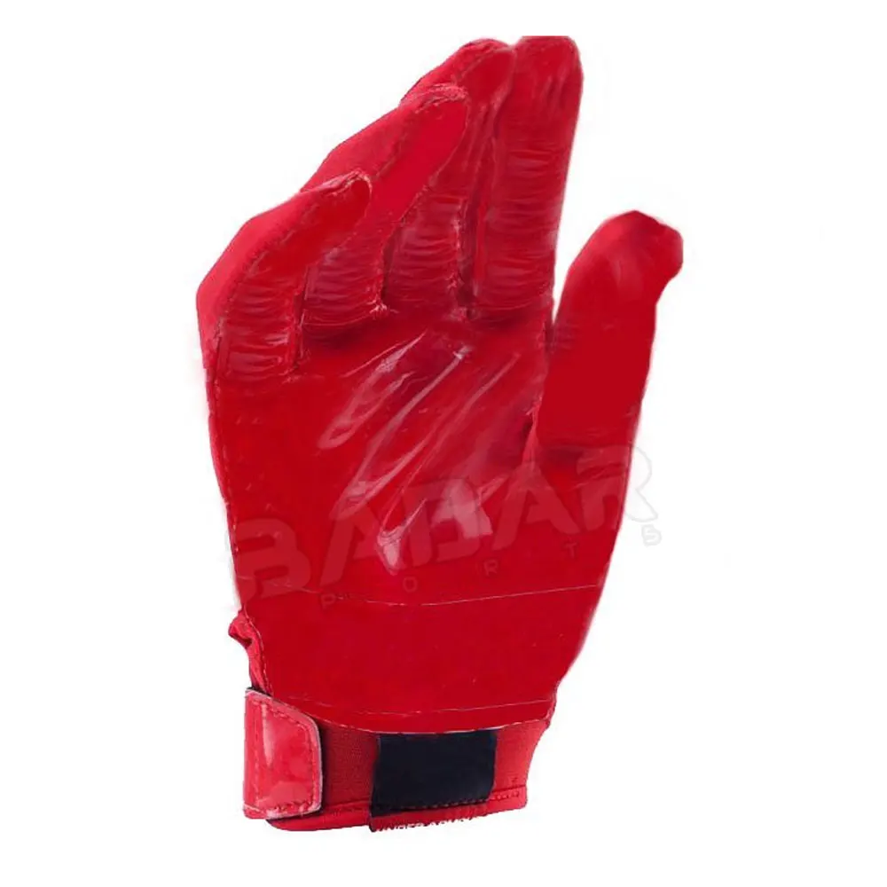  Лучший дизайн американский футбол перчатки приемника логотип на заказ американские футбольные