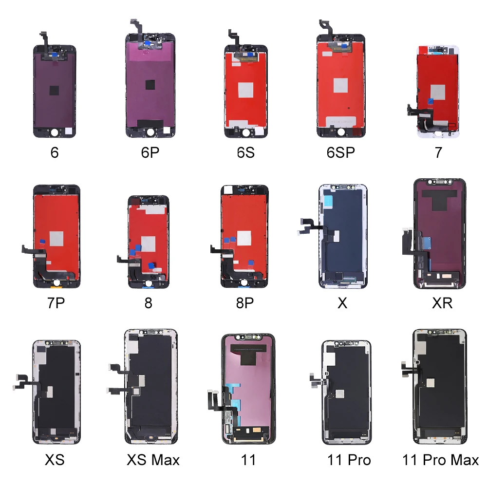  Mobile Phone Spare Parts and Accessories for iPhone Samsung Huawei Xiaomi Motorola Rear