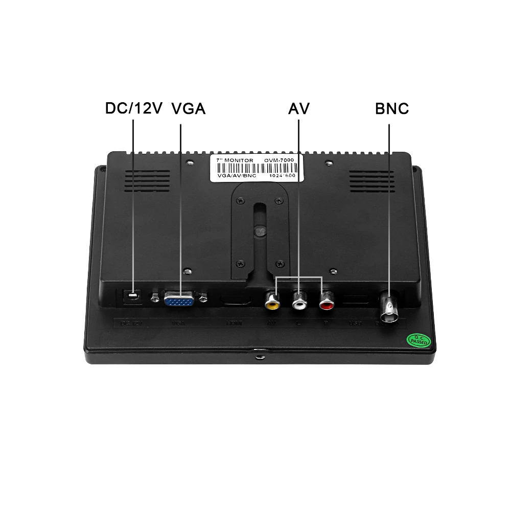 Монитор системы камеры заднего вида 12 В 24 7 дюймов с автономным кронштейном AHD 720P 1080P