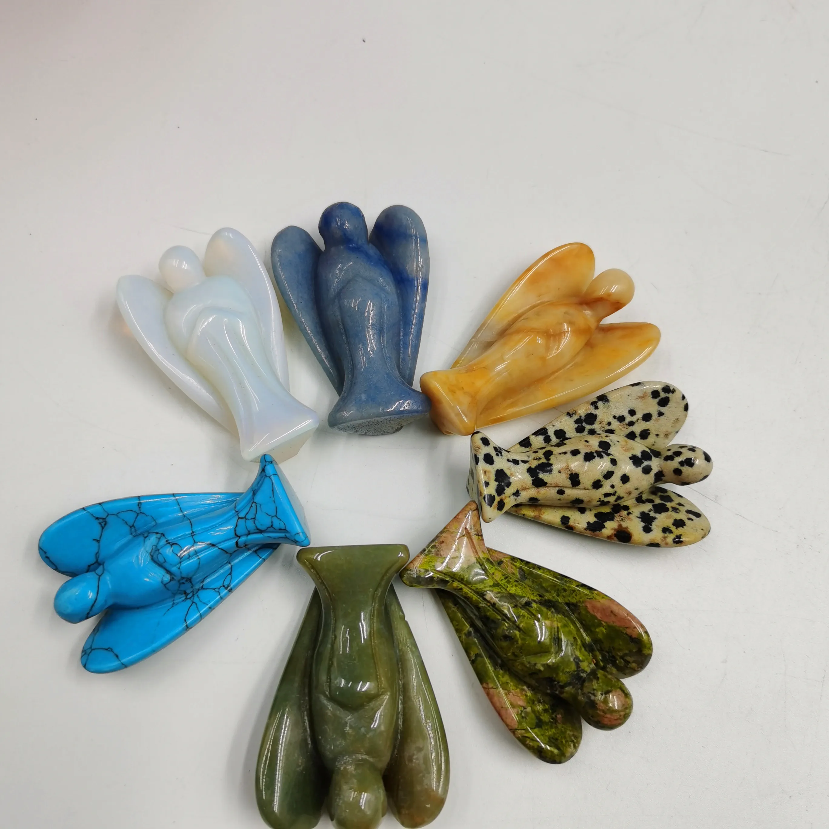 Wholesale crystal healing stones gemstone angel