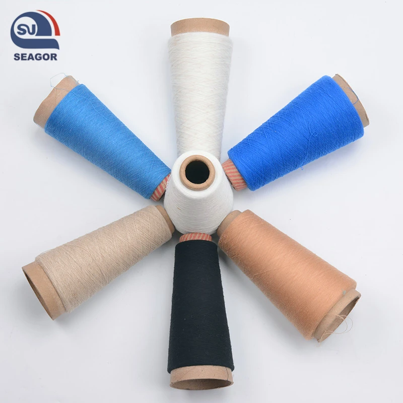 2020 Regenerated recycled plastic bottles pet polyester GRS yarn