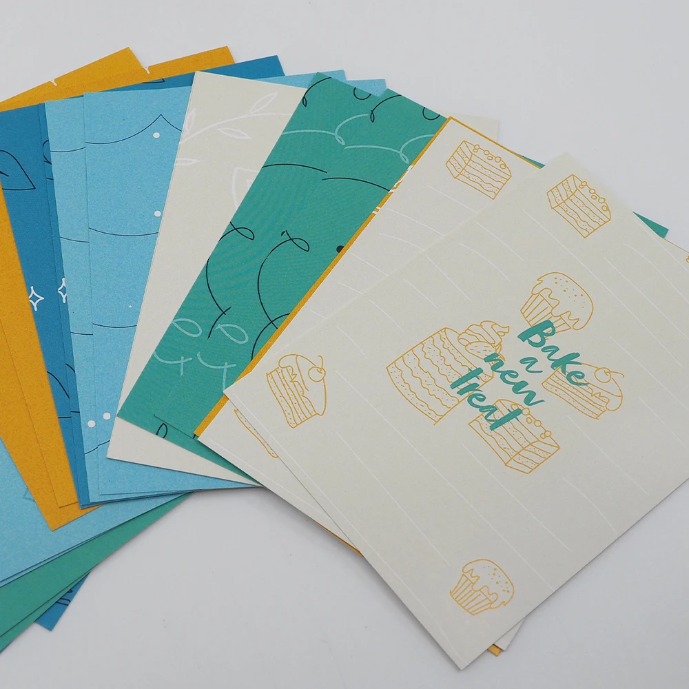 250GSM 1 сторона с покрытием Art карты 148 мм X 105 Разноцветные благополучия предназначен лазером печать под заказ принтом