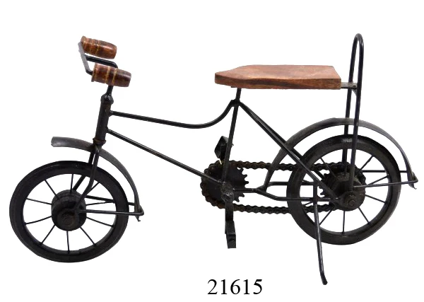 Wrought iron wire art bicycle for decoration and Gifting  iron table decorative Bicycle toy For sale