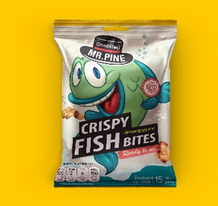 Crispy Fish Bite Original Flavour 20g MrPINE Famous Brand Premium Quality from Thailand for 100% Export Wholesale