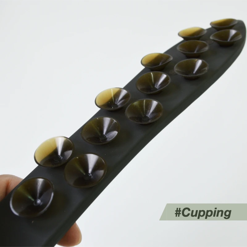 
Suction Cup Type Cupping Massage Stick, Back Massage Pat, Pain Relief, Acupoint 