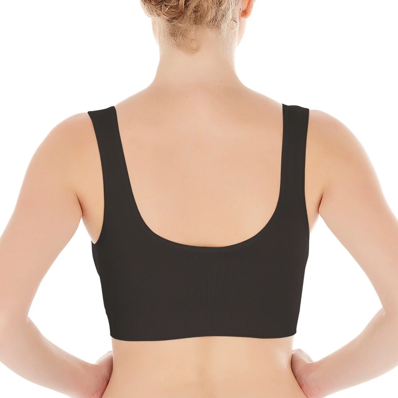 Seamless Thick Strap Shapewear Overbust Bustier Bra Bralette