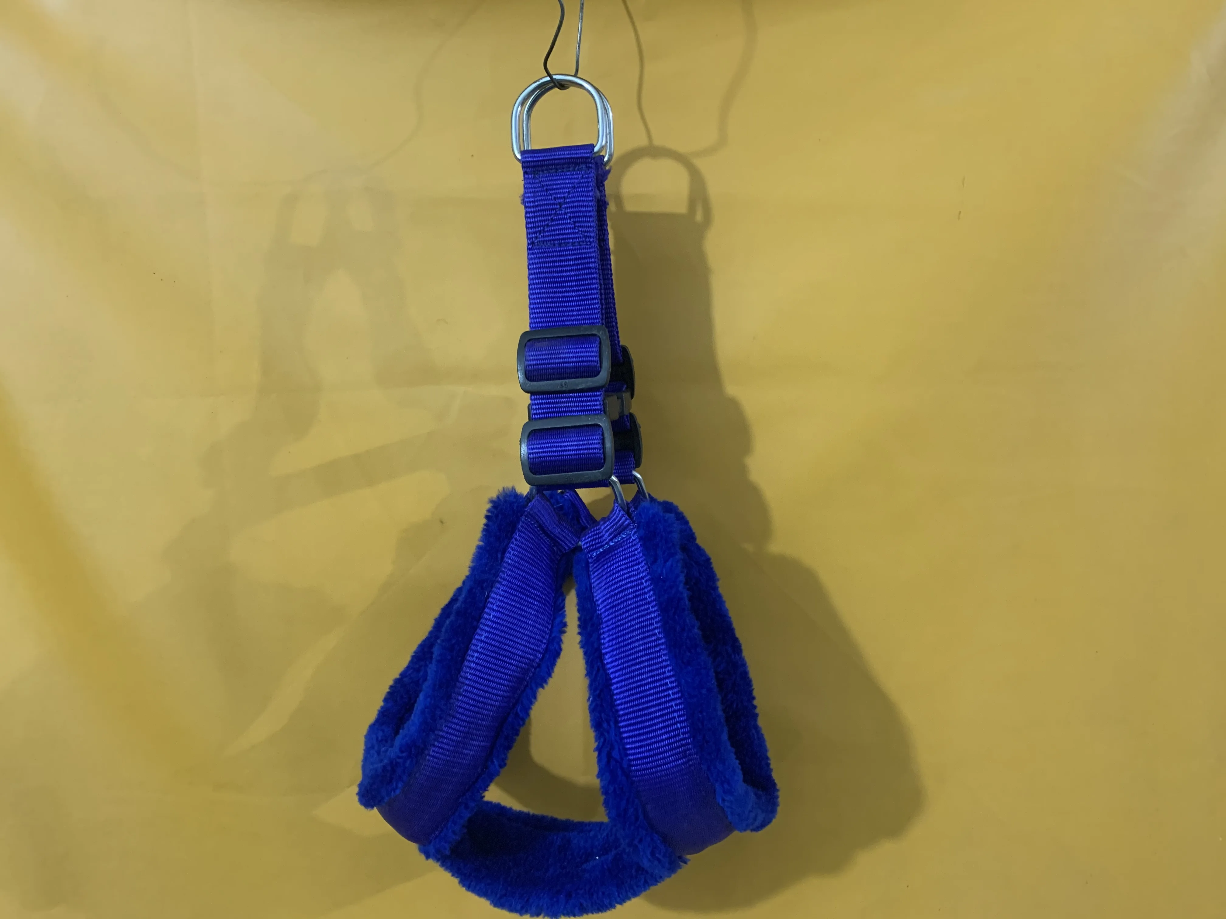 Nylon Padded Red Adjustable Dog Harness & Dog Leash Rope 1.25 Inch For Large Pet