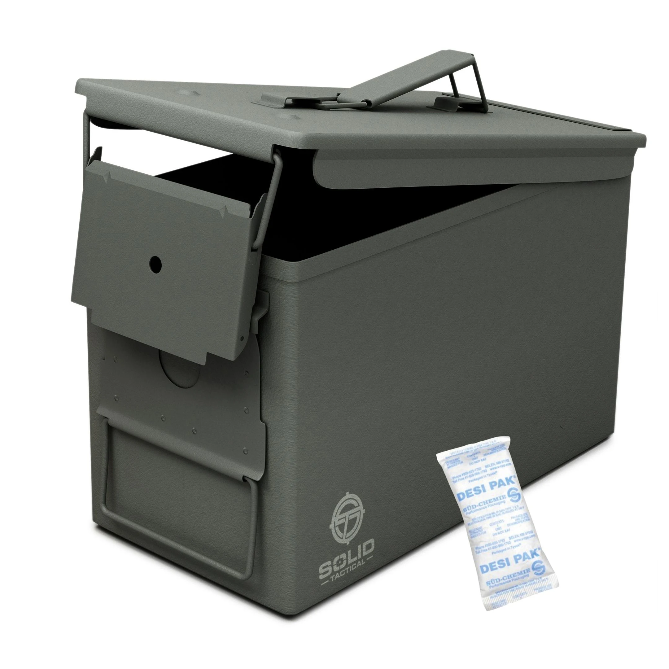 Воздуха и воды плотно OD зеленый 50 отдельно Кол-во сталь Milspec M2A1 патроны может твердой Тактический