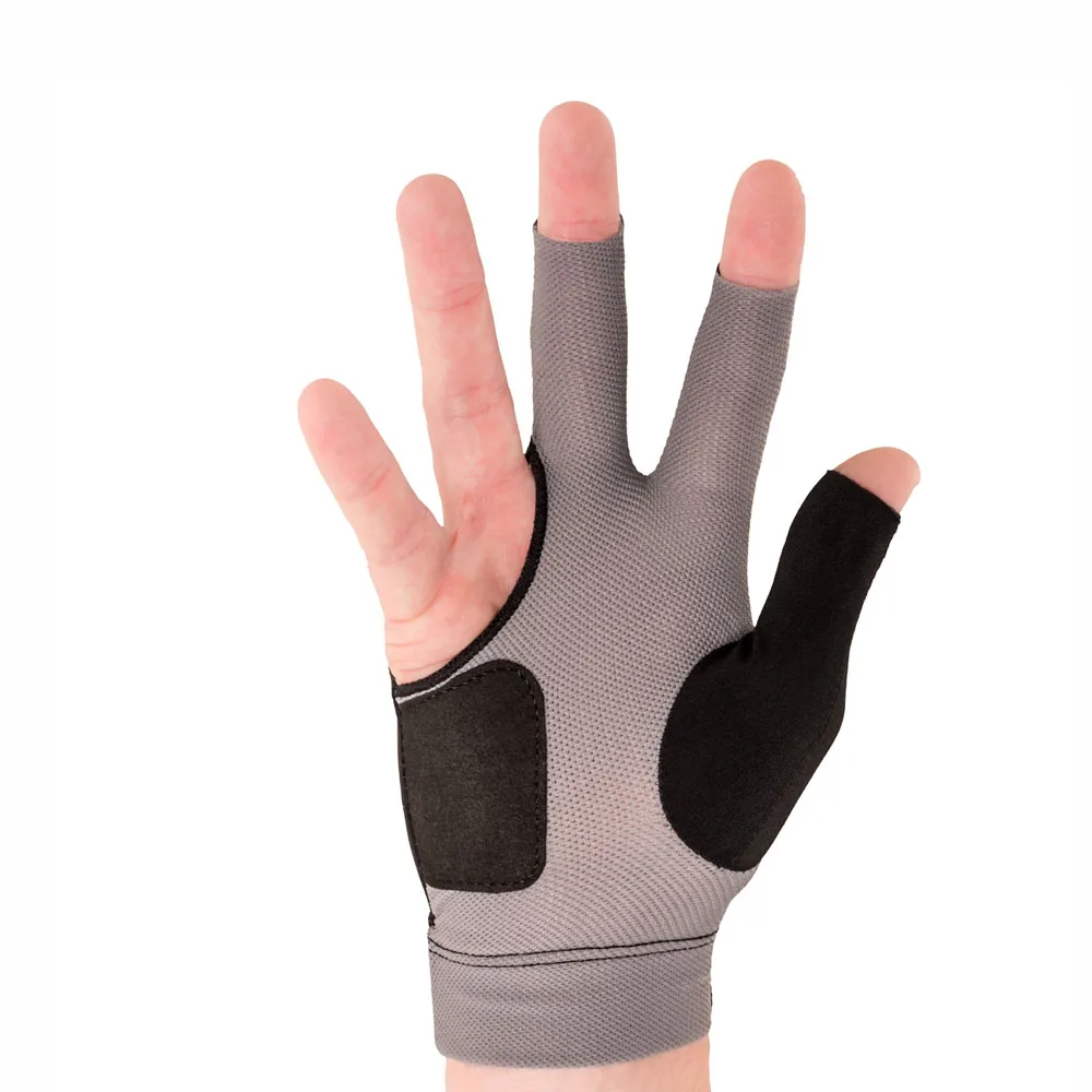 Высококачественные Новые прочные спандекс бильярдный шутер снукер Перчатка Левая Правая рука открытая 3 палец кия перчатка для мужчин и женщин