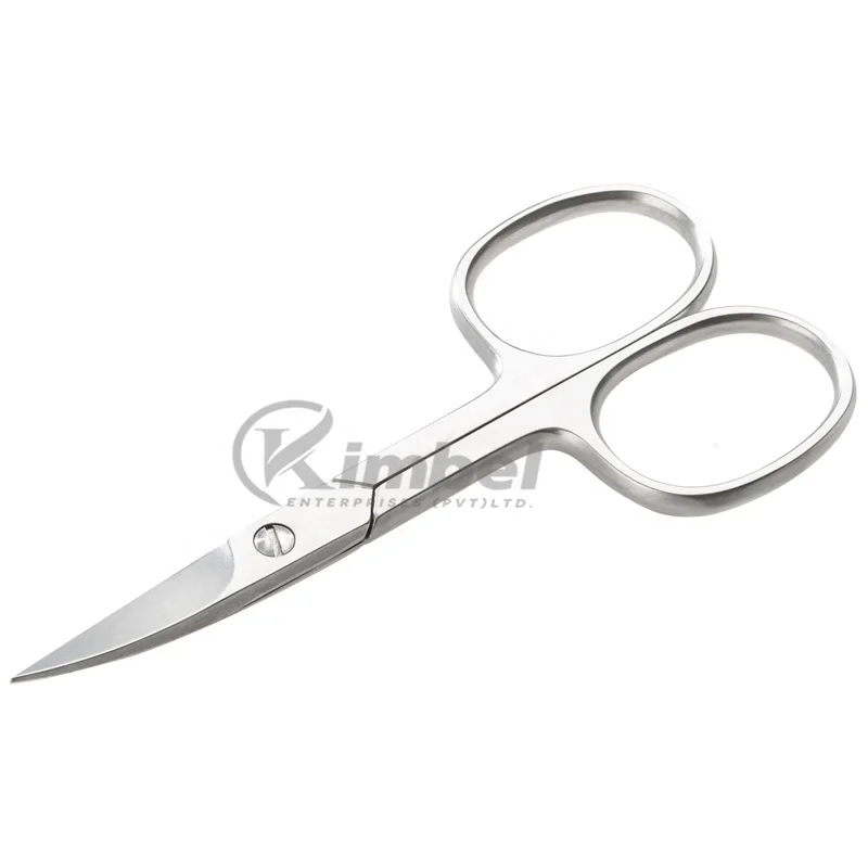 Wholesale Nail Scissors Stainless Steel Manicure Straight Cuticle Nail Cutting Scissors Under Your Own Logo