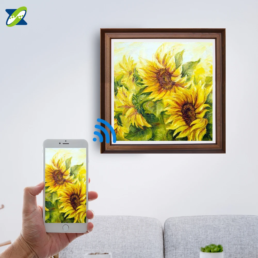 Умная цифровая фоторамка квадратный ЖК-дисплей экран 2K 4K Android Hd монитор для художественной