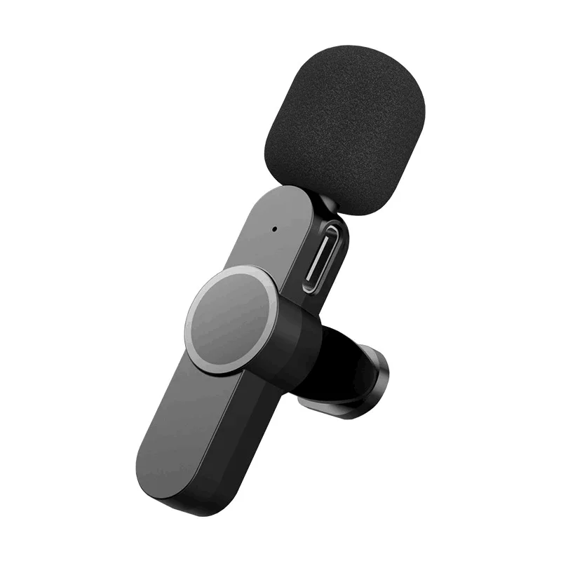 Беспроводной микрофон подходящий для iPhone YouTube прямой трансляции в Facebook Vloggers интервью Автоматическая синхронизация