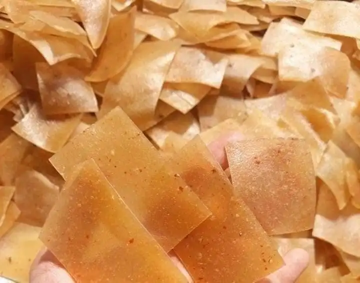 FRIED SHRIMP CHIPS FROM VIETNAM/ BEST FOOD IN VIETNAM 2021 SHRIMP CHIPS