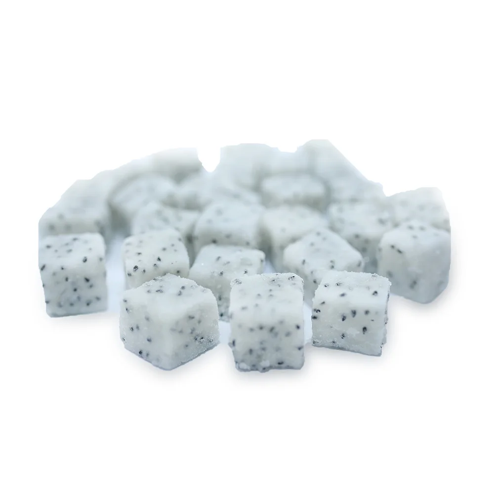 PREMIUM PRODUCT - IQF FROZEN WHITE DRAGON FRUIT ORIGIN VIETNAM READY TO EXPORT
