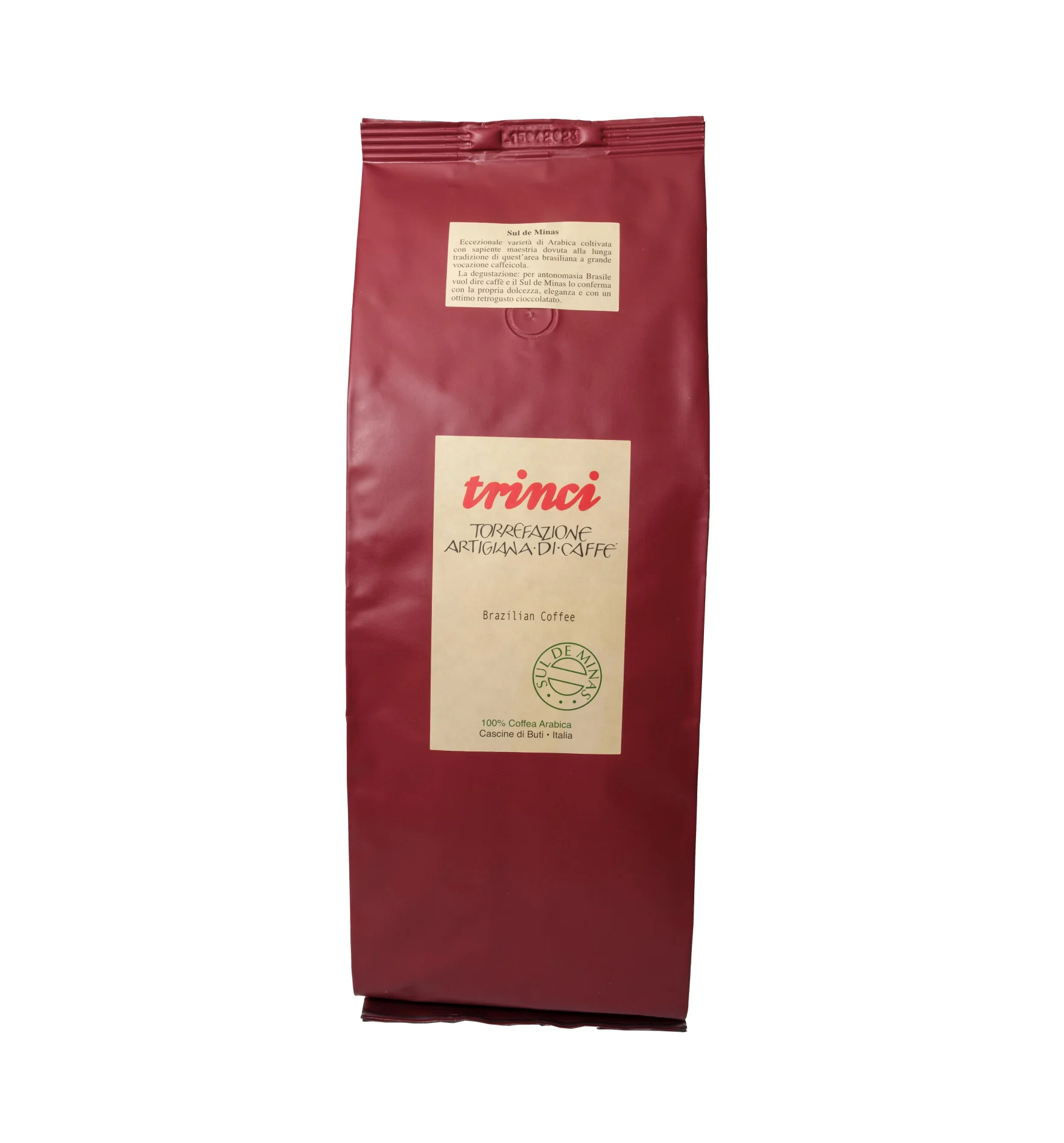 Premium italian roasted Coffee SUL DE MINAS Brazil ARABICA Beans 1000g
