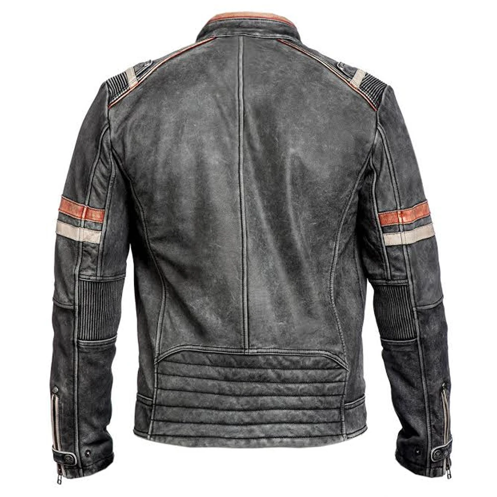 
Real 100% Genuine leather motorbike jacket 