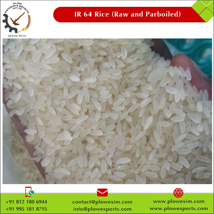 
Finest Quality and Texture IR64 Long Grain Parboiled Rice from The Land of Rice 