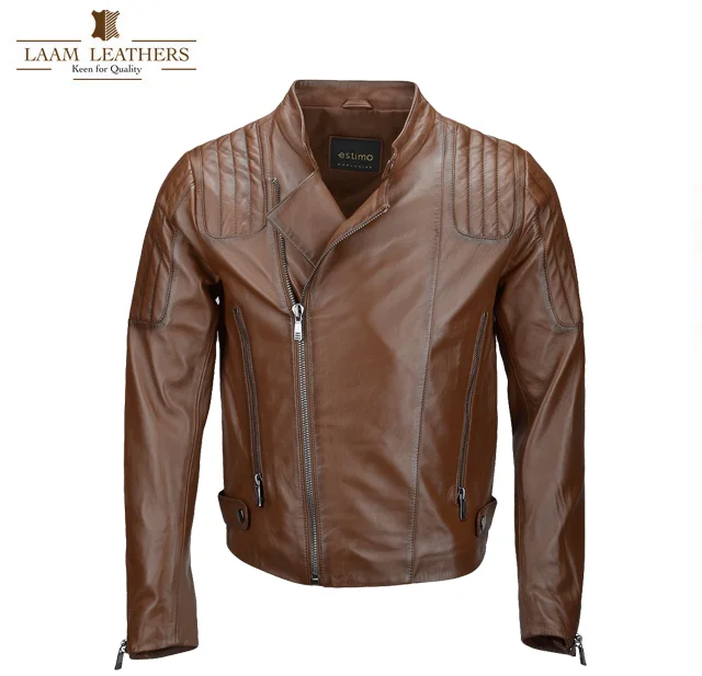  Мужская кожаная куртка из оригинальной кожи