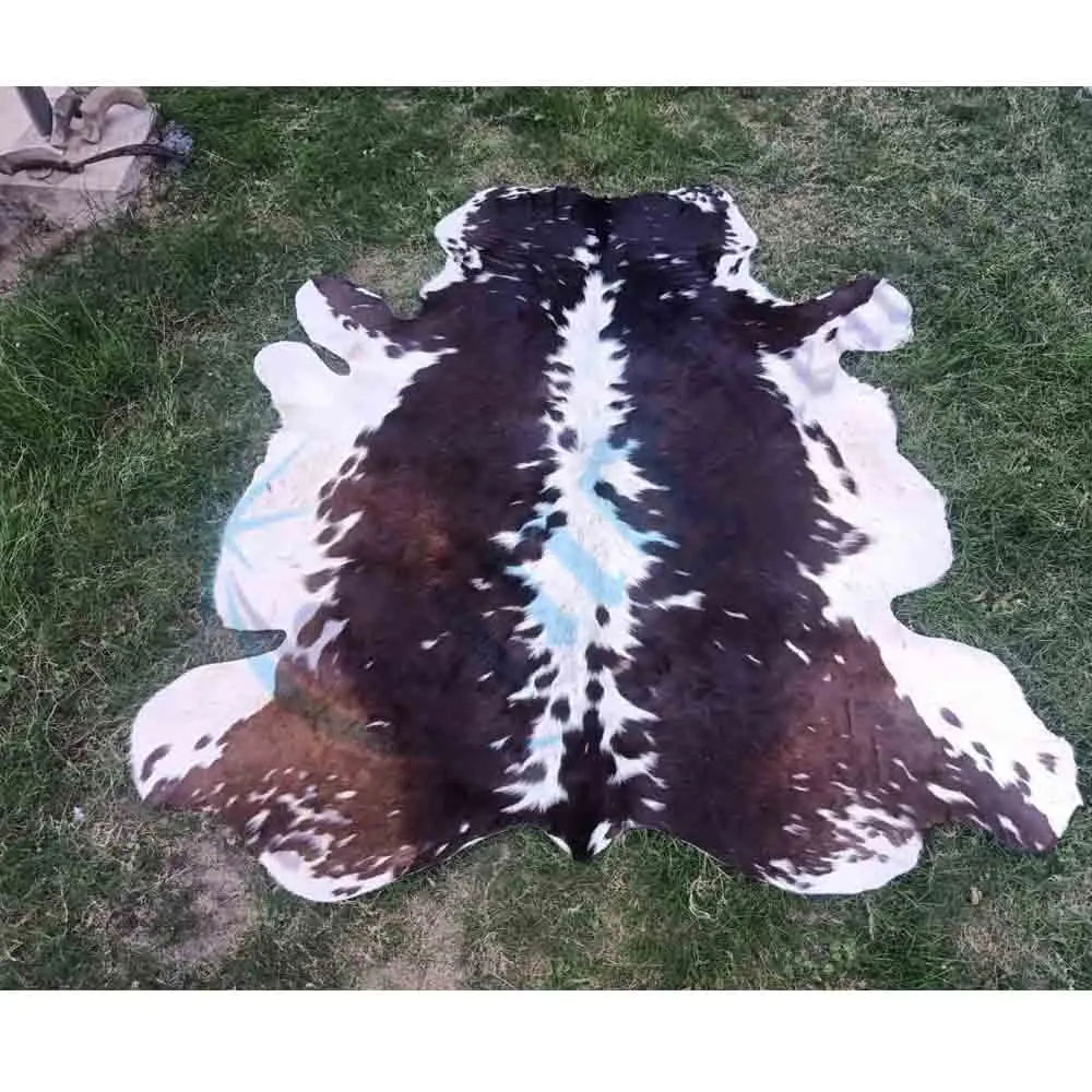 Высококачественный ковер из искусственной черной и белой овчины оптом