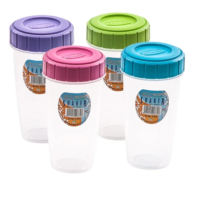 Elianware 450ml Beaker BPA Free Plastic Shaker (PP) Microwavable Food Safe Shaker Bottle Dishwasher Safe Protein Shaker
