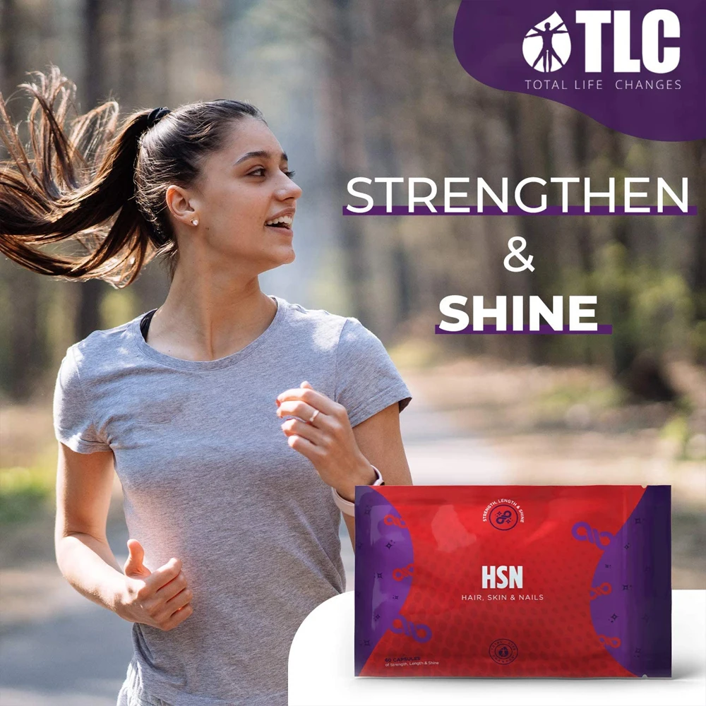 
Total Life Changes HSN - Hair, Skin, and Nails Care Vitamin Capsules Supplement (60 Capsules) Non-GMO 