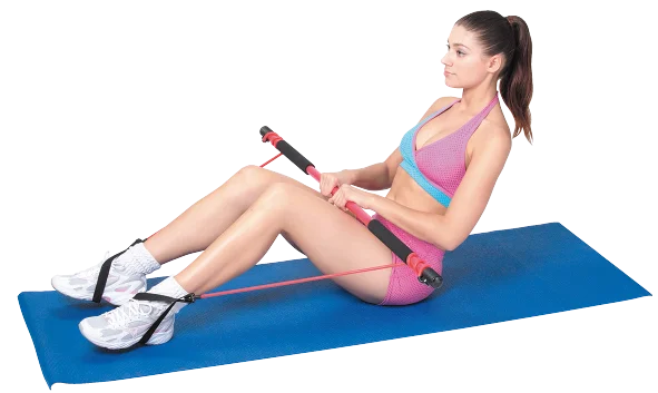ALLWINWIN GYS03 Gym Stick - 98cm Pilates Bar Resistance Bands Body