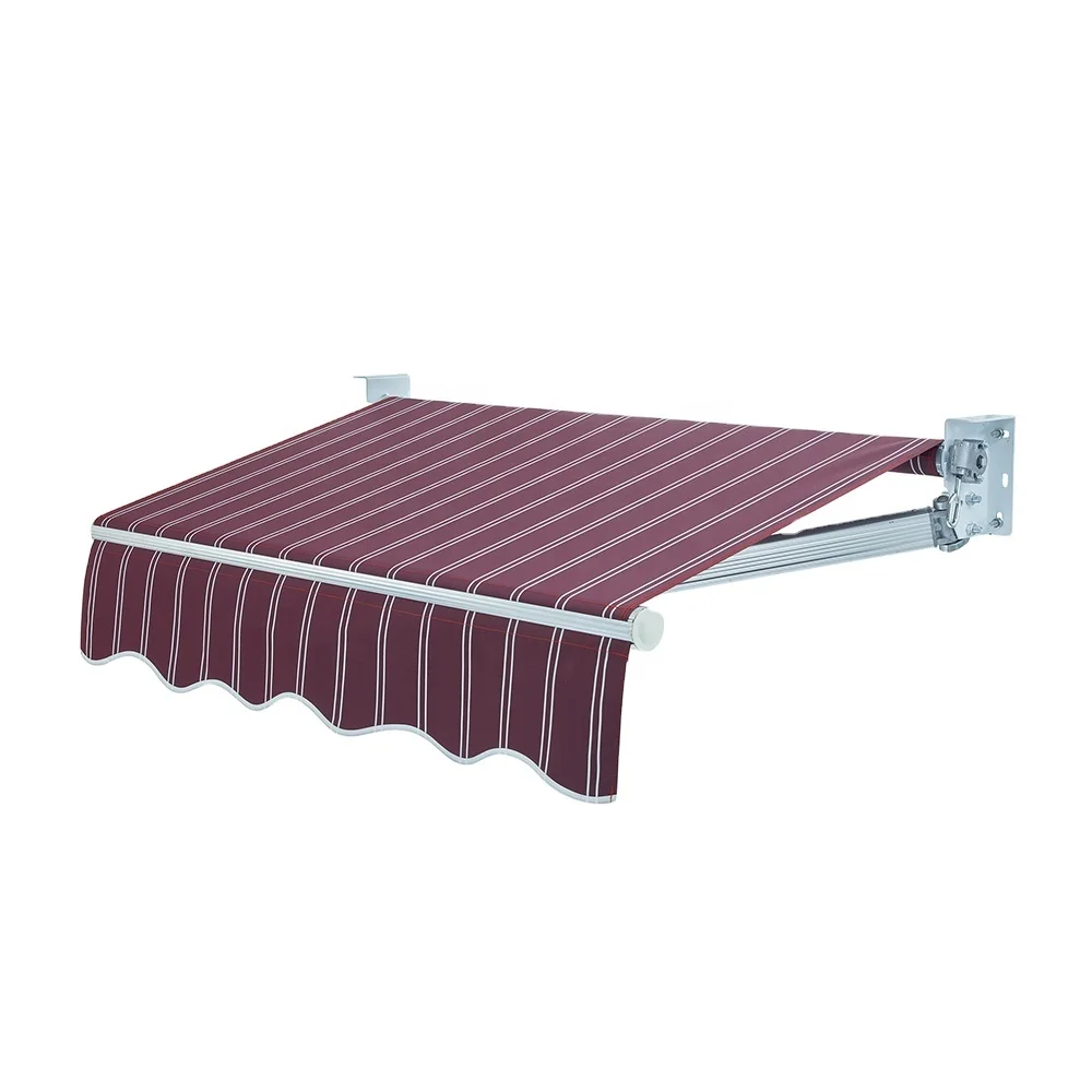quality  aluminum retractable awnings rain shelter folding arm awning cover canopy outdoor for business