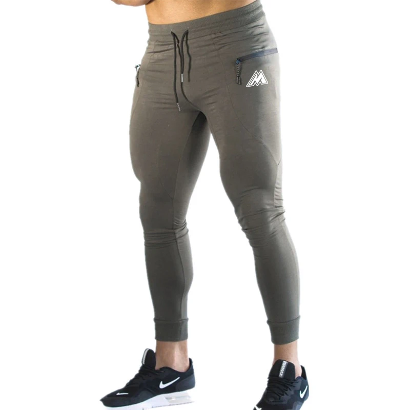 New Design Jogging Pant Slim Fit Gym Track pants Men Running Pant Zipper Sports Training Plus Size M-XXXL Sweatpants