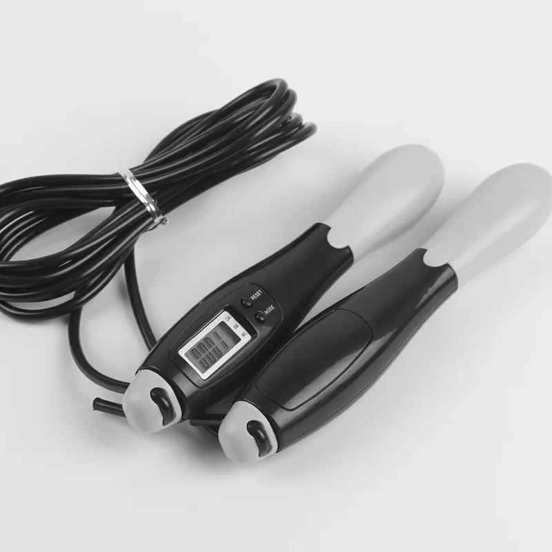 Цифровой утяжеленная ручка тренировки прыжки со скакалкой счётчиком калорий для фитнес бокса беспроводные Скакалка занятия спортом дома