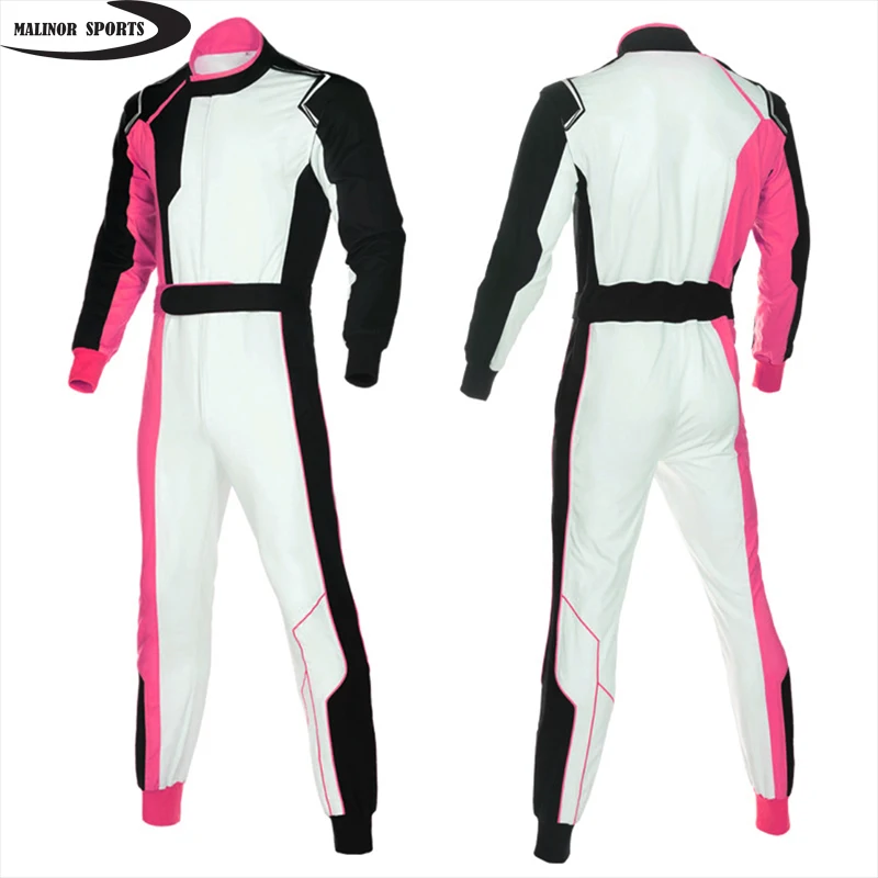 Высококачественный дизайнерский собственный гоночный костюм для картинга чистый сублимированный мужчин и женщин