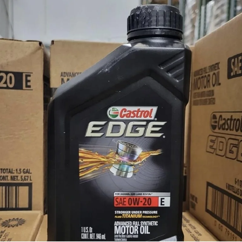 100% Original Cast EDGE 0W-20 Full Synthetic Motor Oil 1 Quart 6 Pack
