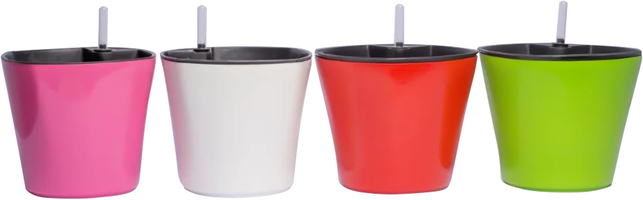 self watering plant pot plastic pots 18 - Incredible best seller, unique design for decoration - Wholesale